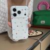 Gold-Plated Colorful Polka Dot Anti-Drop Case for iPhone 15/17/16 Pro Max