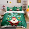Christmas Santa Bedding Set Bedding Duvet Cover Set Duvet Cover Pillowcases (1 * Duvet Cover 2 * Pillowcases, Without Duvet Insert)