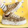 The New Summer  Denim Trendy and Fashionable Casual Shoes, Thick-soled Height-increasing Men's Shoes