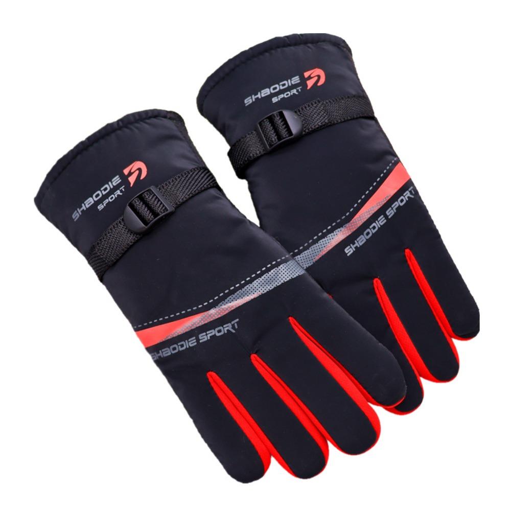 New Anti Slip Winter Gloves Thickened Warm Riding Gloves Breathable Winter Mittens Men