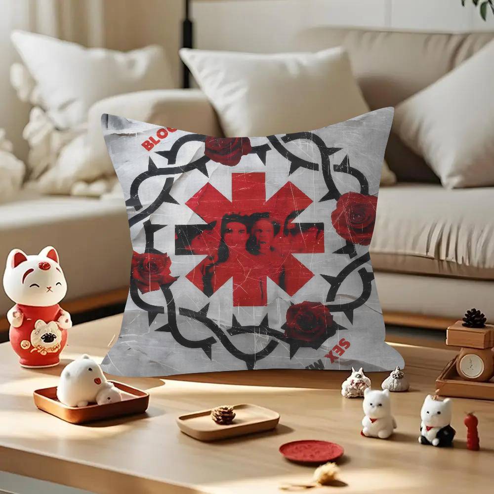 R-Red Hot C-Chili Peppers   Pillow Gifts Home Office Furnishings Bedroom Sofa Car Cushion Cover Case 45x45cm