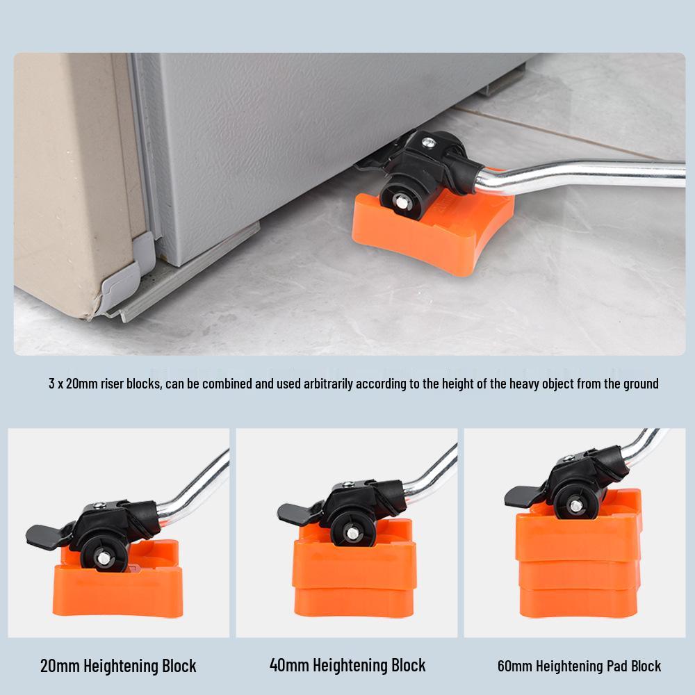 8-Piece Moving Assistant: Heavy-Duty Furniture & Bed Mover Tool Set for Easy Transport