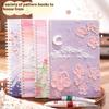 Oil Painting Landscape A5 Coil Student Cute Stationery Thickened Horizontal Line Memo Diary Notebook