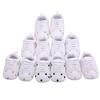 Babyschuhe Neugeborene Jungen Mädchen Herz Stern Muster Lauflernschuhe Kinder Kleinkinder Schnürschuhe PU Turnschuhe