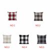 Cushion Cover ple Grid Checks Pattern Office Home Sofa Car Throw Pillow Case