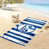 Asciugamano da Spiaggia Stampato FC Schalke 04, Asciugamano Grande Morbido ad Asciugatura Rapida per Spiaggia Campeggio Nuoto