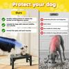 Pet Dog Bowls Adjustable Raised Stand Dog Feeder with Double Stainless Steel Pet Food Water Bowls for Small Medium Large Dogs