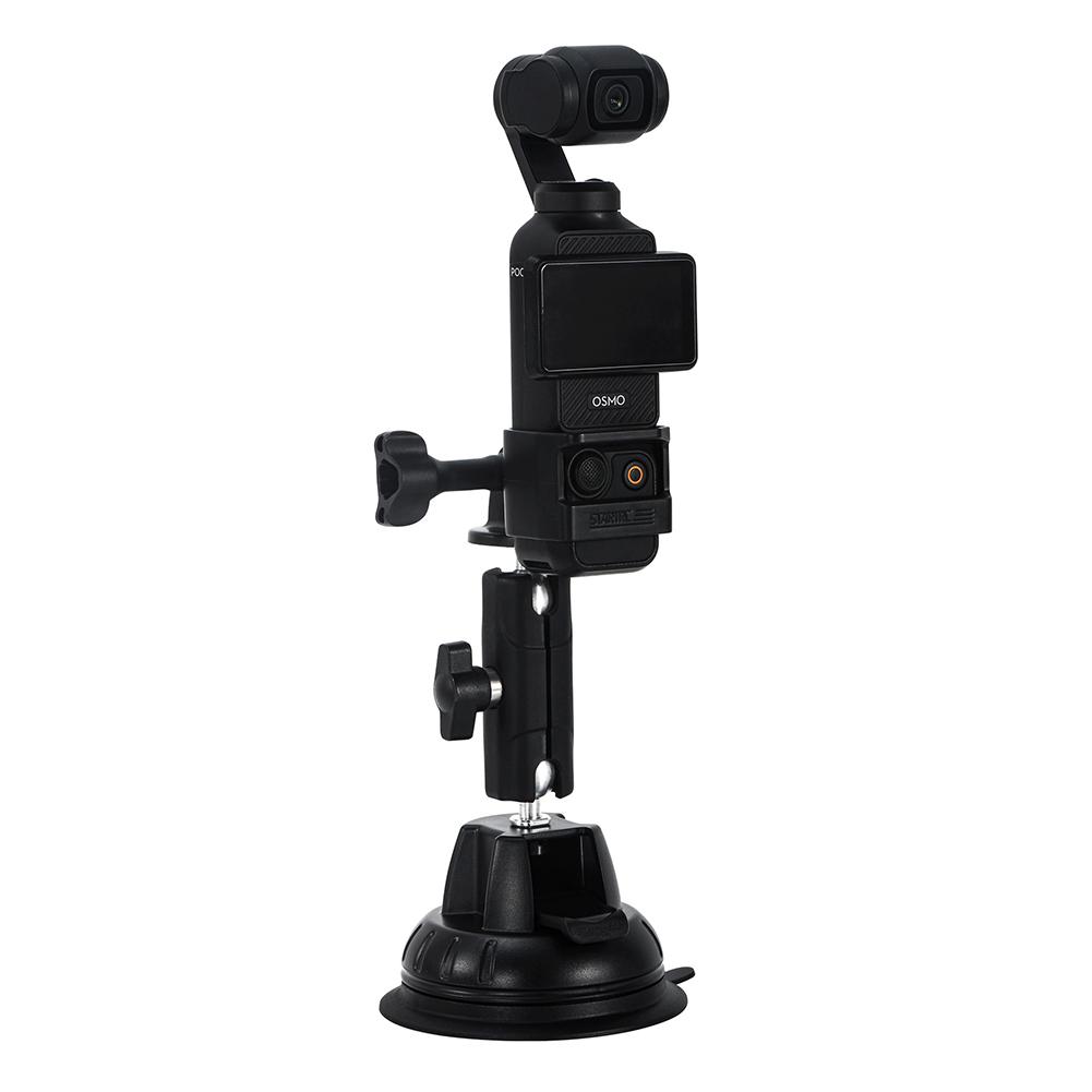 Suction Cup Camera Car Mount for DJI Osmo Pocket 3 Windshield and Window Camera Holder Action Camera Accessories