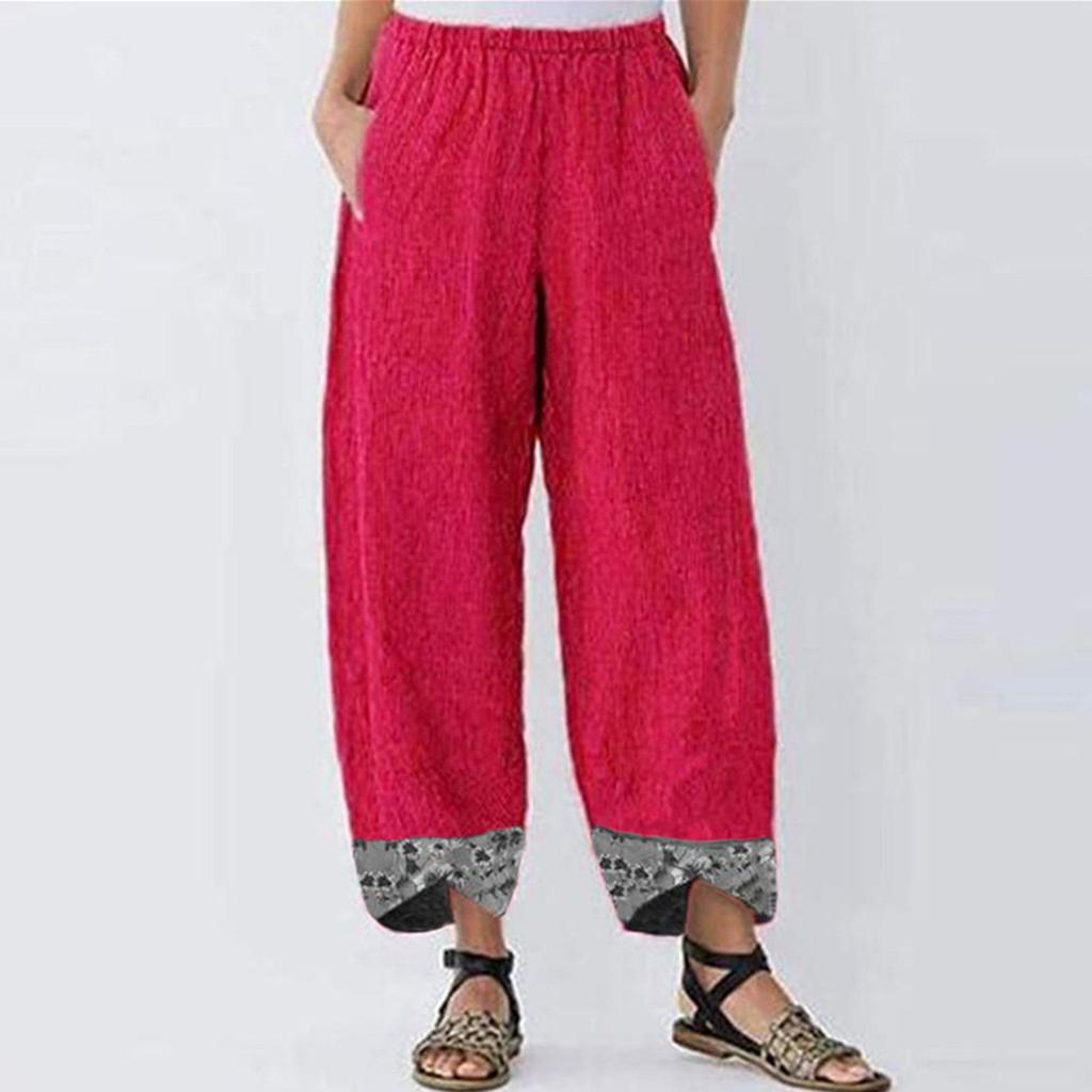 Buy SHO Women Cotton Linen Solid 