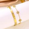18k Gold Clover Diamond Bracelet Diamond Bracelet Women's Fashion Matching Jewelry 2026