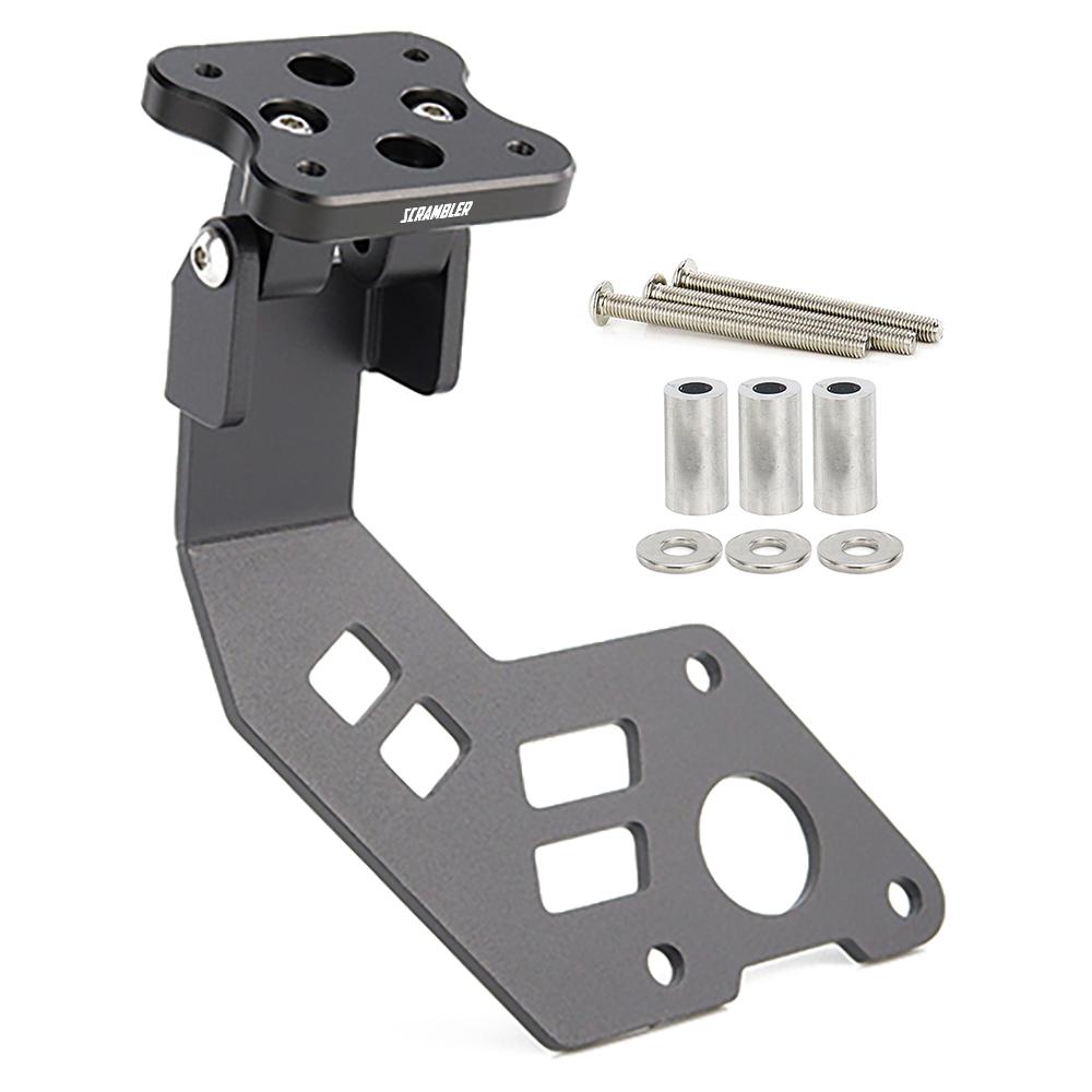Dla DUCATI SCRAMBLER 800 Scrambler800 2024-2025 Motocykl Aluminiowy Uchwyt Nawigacji GPS Adapter do Telefonu Uchwyt Montażowy