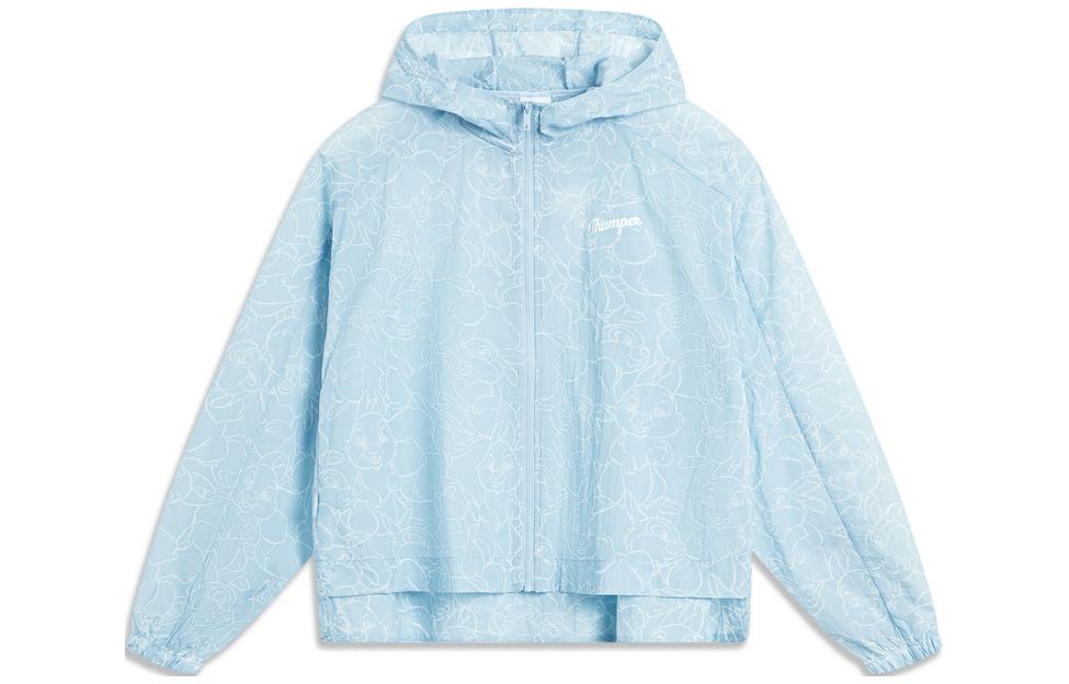 Li Ning x Disney Trench Coat Women s Cloud Blue AFDU806-1 L