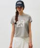 CITTA Retro Star Number 23 T-Shirt_Ctt378 (Melange Gray)