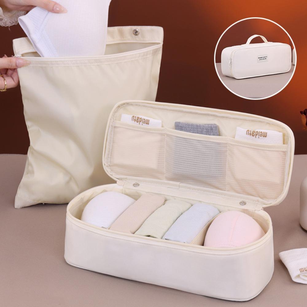 со съемным карманом для грязной одежды дорожная сумка для хранения многофункциональный водонепроницаемый мешочек для хранения носков бежевый 4240₽