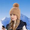 Soft Plush Hat Fluffy Beanies Caps Versatile Lei Feng Hat  for Women Girls