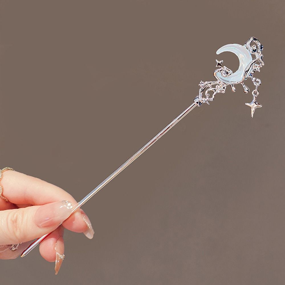 Chinese Hairpins Ancient Style Hair Sticks Fashion Moonlight Stone Star Hairpin Girls Jewelry
