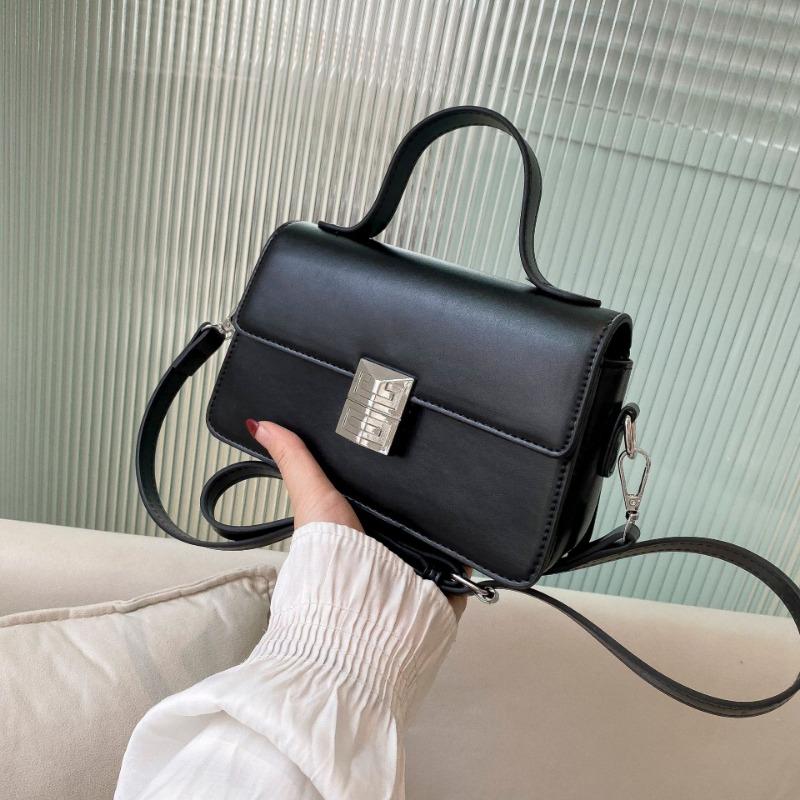 

Летний новый текстурный тренд маленькая квадратная сумка женская сумка сумка через плечо повседневная простая модная сумочка чёрный