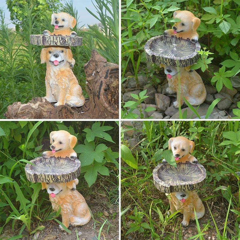 Garden Resin Decorations Animal Bird Feeder Hummingbird Outdoor Decorative Ornament Resin Crafts