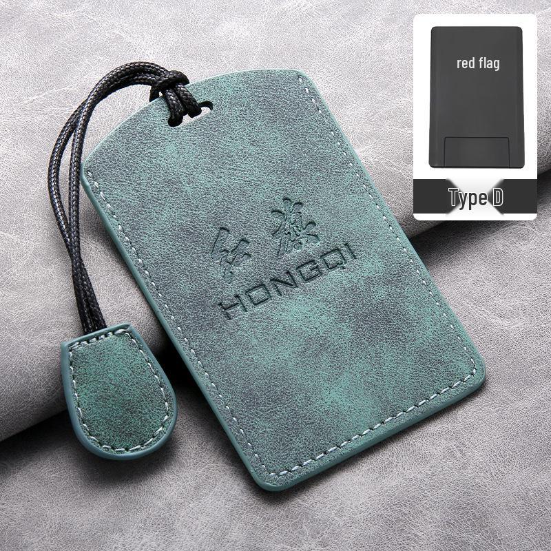 

Compatible Sheepskin Key Case for 23 Hongqi Models