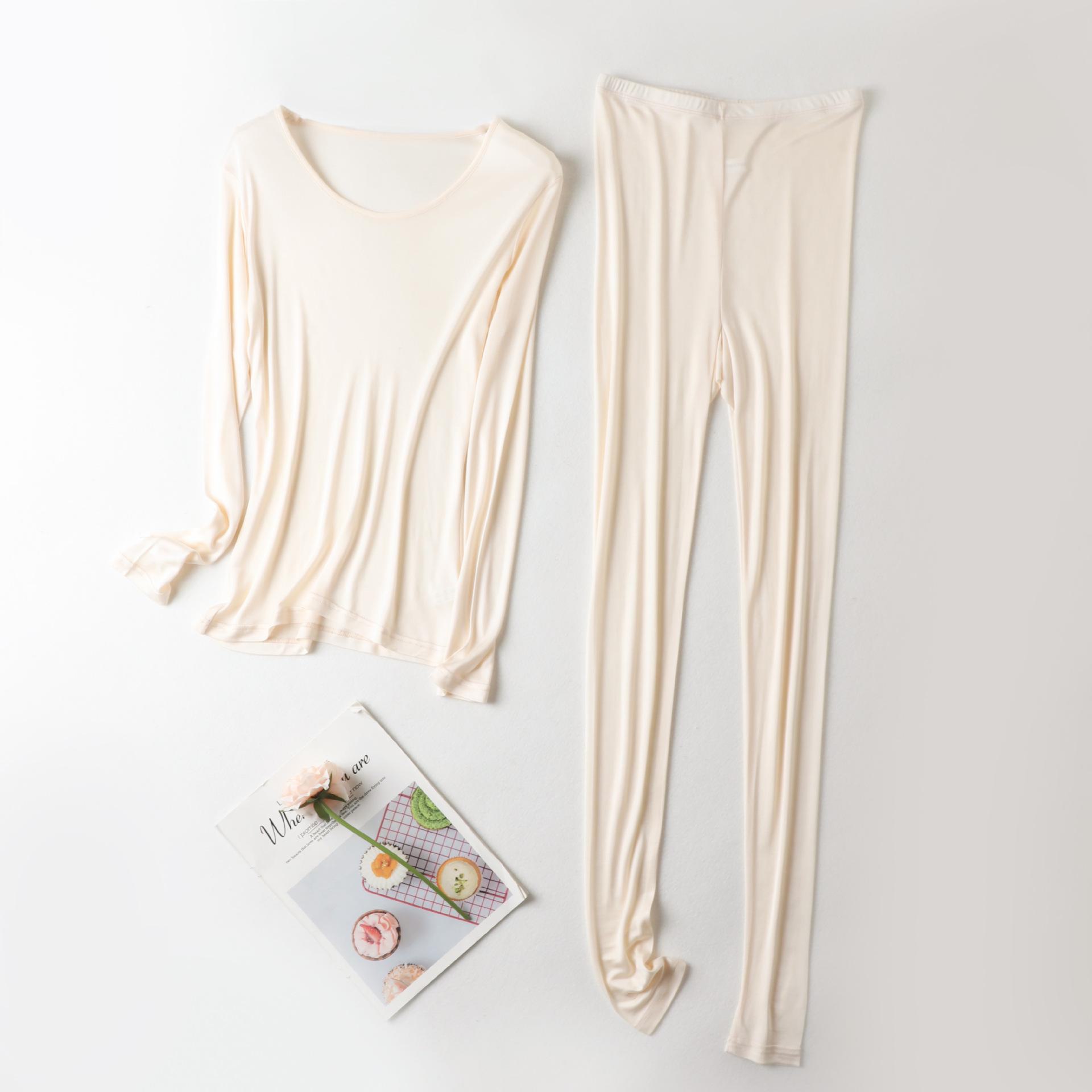 

Комплект женского термобелья с длинными рукавами Yuyue Mulberry Silk L