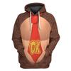 Felpa con cappuccio costume Rayman da uomo Cosplay Pullover con cappuccio Manica lunga Pile Felpa da uomo Casual Unisex Streetwear Felpa con cappuccio Stampa 3D