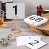 Paper Table Number Cards for Conferences and Parties Double Sided Numbered Seating Cards for Easy Viewing Place Card