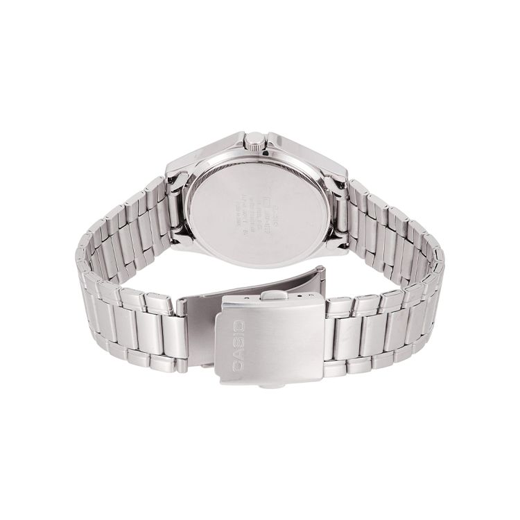 Casio Standard Series Dress Series Date Display Waterproof Business Casual Quartz Movement Stainless Steel Strap Men watches Silver MTP-1239D-7A