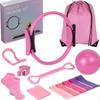Pilates Ball, Glute Bands, Stretching Fitness Kit