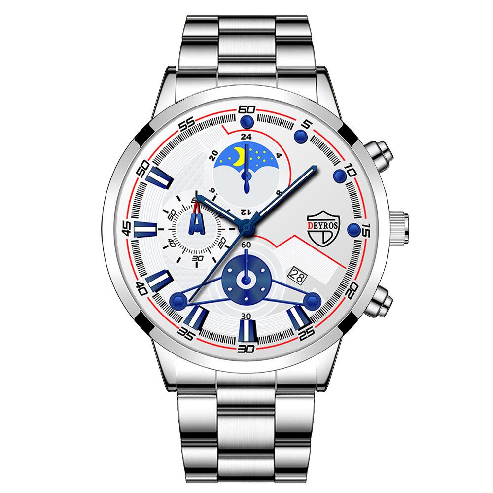 Men'S Watch Fully Automatic Quartz Watch Luminous Calendar