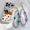 DIY Star Beaded Phone Chain Portable CellPhone Strap Lanyard Mobile Phone Pendant Decoration Exquisite Key Car Hangings