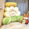 Cute Flower Office Waist Cushion  Chair for Prolonged Sitting, Waist Protection, Pillow  Bedhead and Backrest Cushion for Student Dormitories