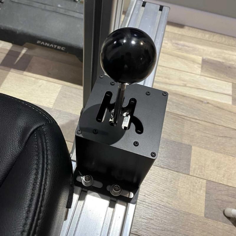 Upgraded Racing Game Gear Shifter 6+R/7+R Simulation Game H Gear Shifter Metal Alloy Lightweight Used for G27 G29 T300