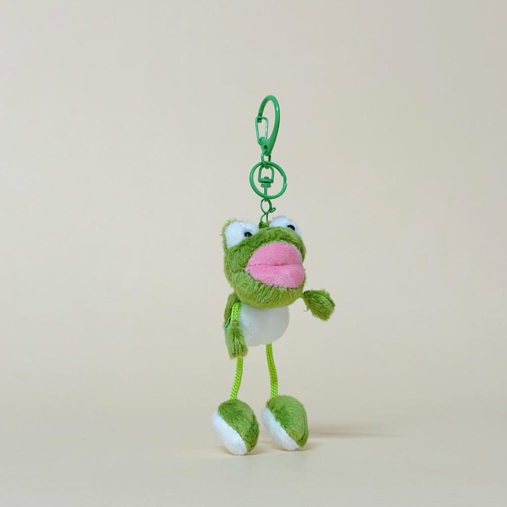 Frog Plush Keychain With Pp Cotton Material For Gifts And Collectibles