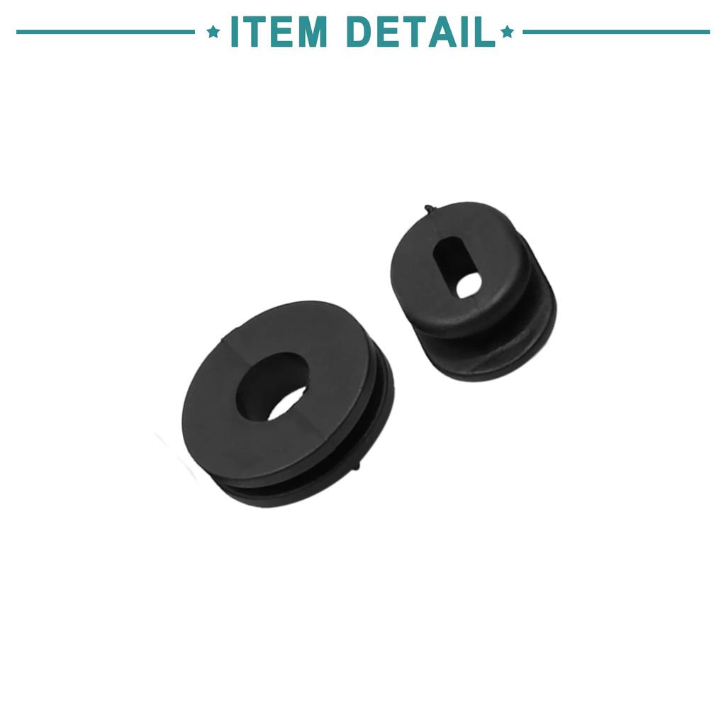 ACROPIX Motorcycle Rubber Side Cover Grommets for Suzuki GS125 6pcs Black