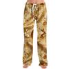 Pantaloni casual da donna alla moda, larghi, casual, con stampa di cartoni animati di Pasqua