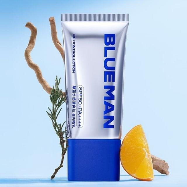 BLUEMAN - Watery Refreshing Oil-Control Sunscreen Lotion SPF50+ PA++++ 50g