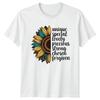 Unique Special Lovely Precious Strong Womens T-Shirt Sunflower Birthday Gift