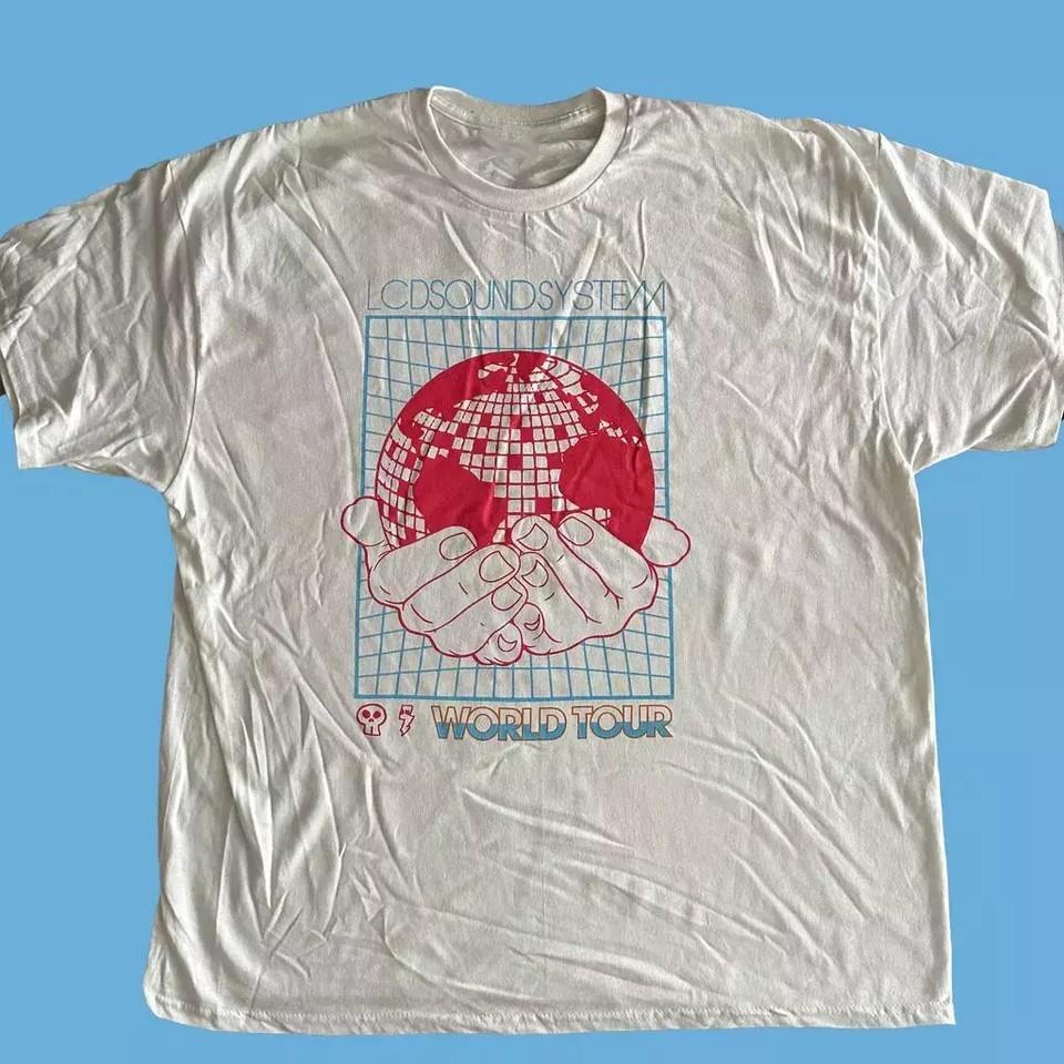 LCD Soundsystem If Anyone Has A Small World Tour T-Shirt Full Size S-5XL