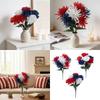 Independence Day Flower Arrangement Realistic Artificial Plastic Flower For July 4th Holiday Party Table Centerpiecess