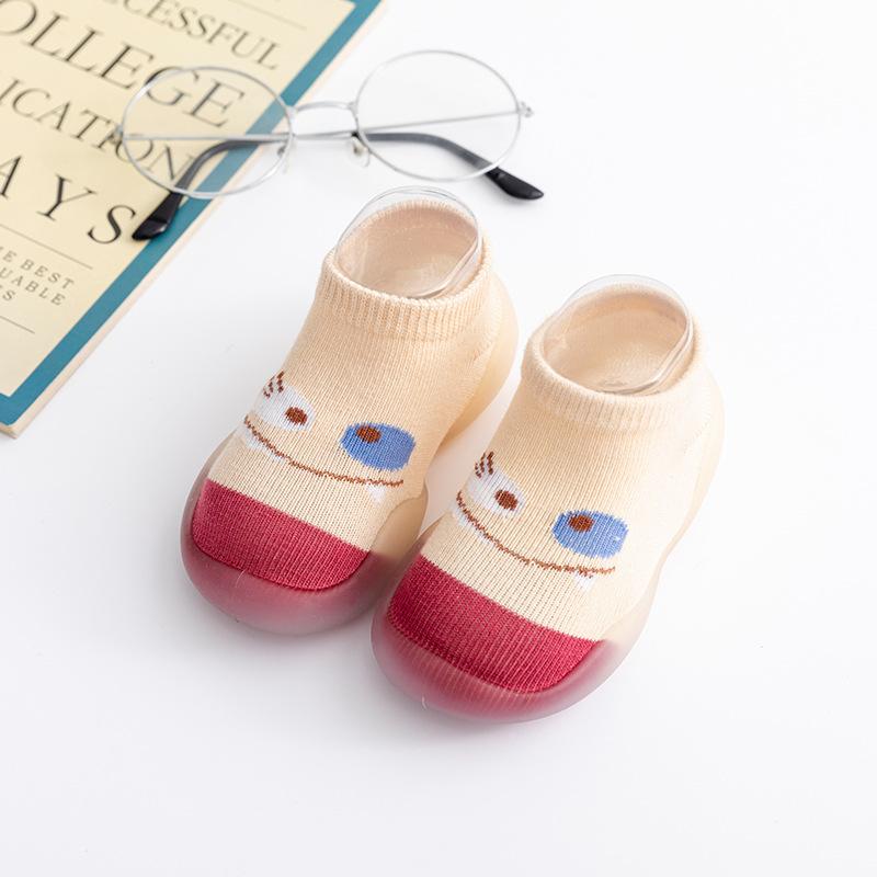 Baby Walking Soft Soled Shoes Children's Socks Shoes Comfortable and Breathable Cartoon Patterns