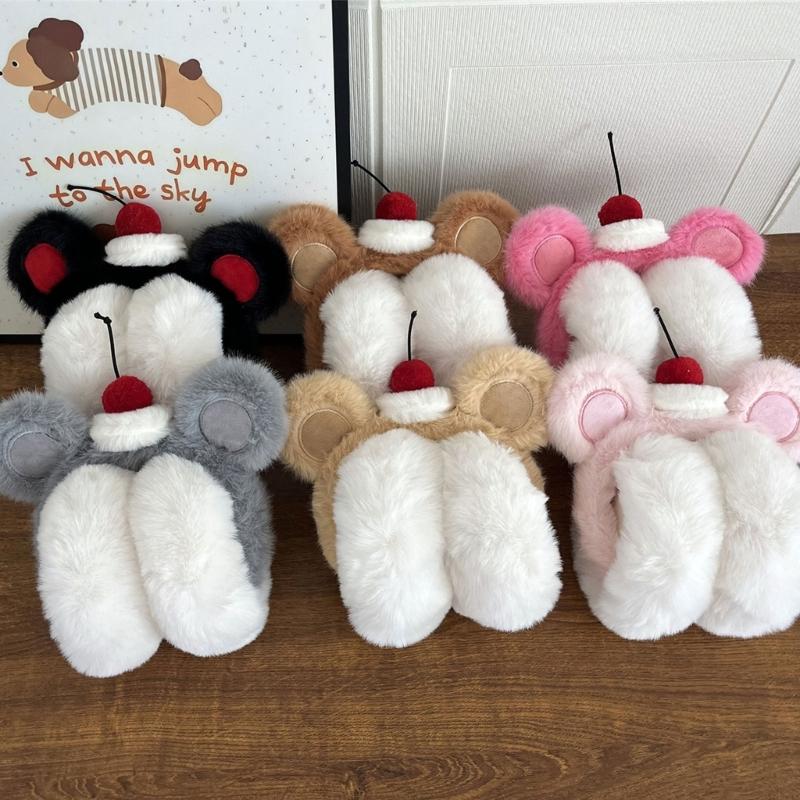 Furry and Warm Plush Ear Warmer for Winter Outdoor Activities Keep You Warm in Cold Weather for Skiing