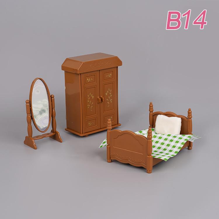 

Animal Family Mini Rabbit Doll House Children S Play House Simulation Furniture Set Doll House Girl Toys