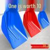 Extra Wide Tempered Iron and Plastic Snow & Grain Shovel