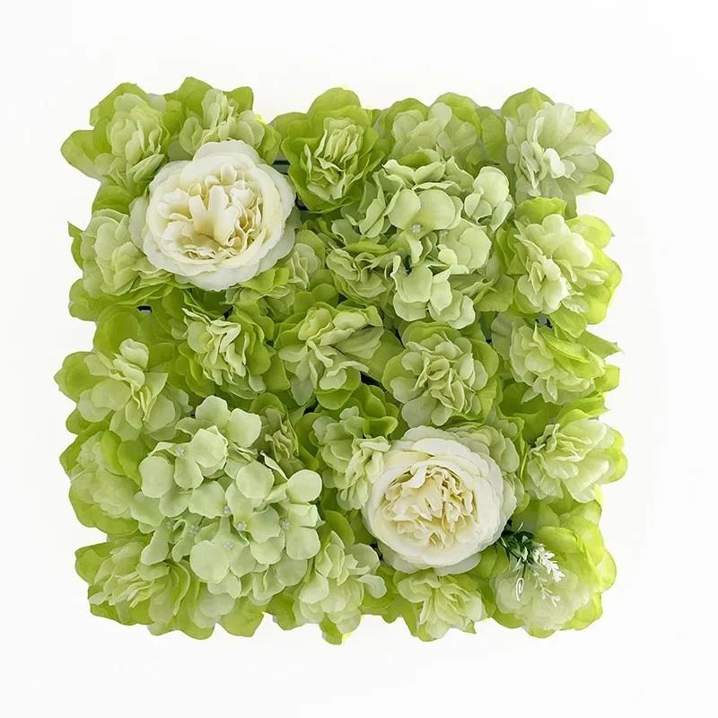 1PC Silk Rose Flowers 3D Backdrop Wall  Artificial Flower Row Stage Backdrop Layout Wedding Baby Shower BirthdayParty Home Decor