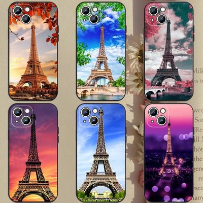 Paris Eyfel Kulesi Telefon iphone için kılıf Samsung Galaxy Redmi Xiaomi Oppo OnePlus Not SA 7 8 9 10 11 12 13 14 20 21 22 23 53 54 Pro Max Artı Ultra