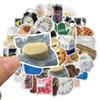 50 Cartoon Ins Style Milk Cookies Doodle Stickers Decorative Suitcase Water Cup Guitar Waterproof DIY