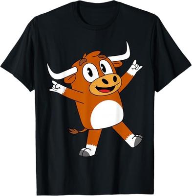 Funny Cartoon Bull for Youth Toddler Kids Boys Girls T-Shirt
