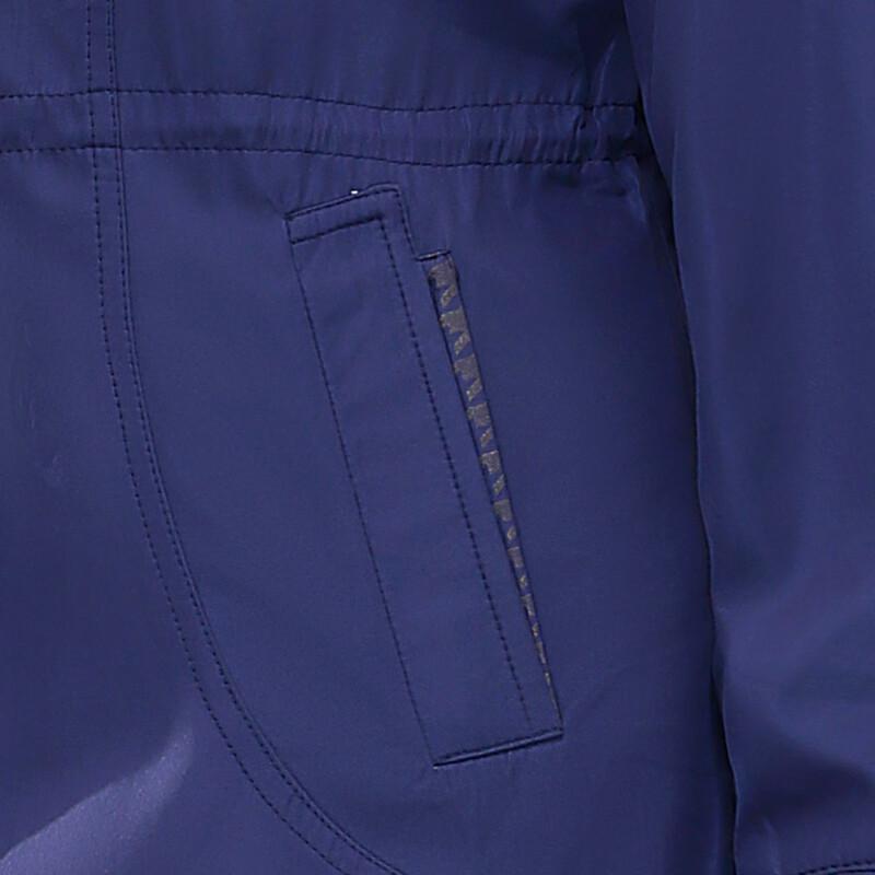 SIFONE Women's Casual Hooded Zipper Trench Coat