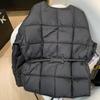 Womens 90% White Duck Down Puffer Jacket Slim Fit Warm Winter Coat Oversized Hoodless Casual Style