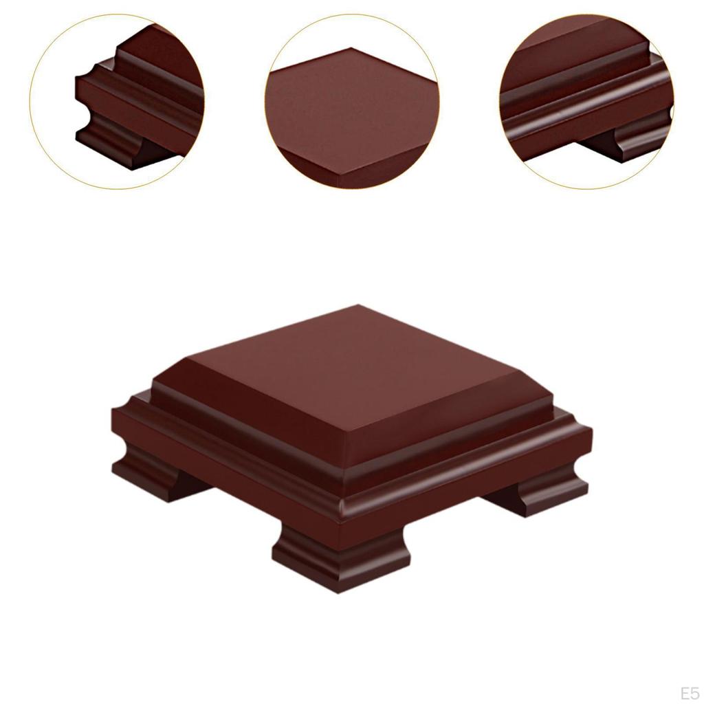 Elegant Wooden Display Base for Sculptures And Art Pieces